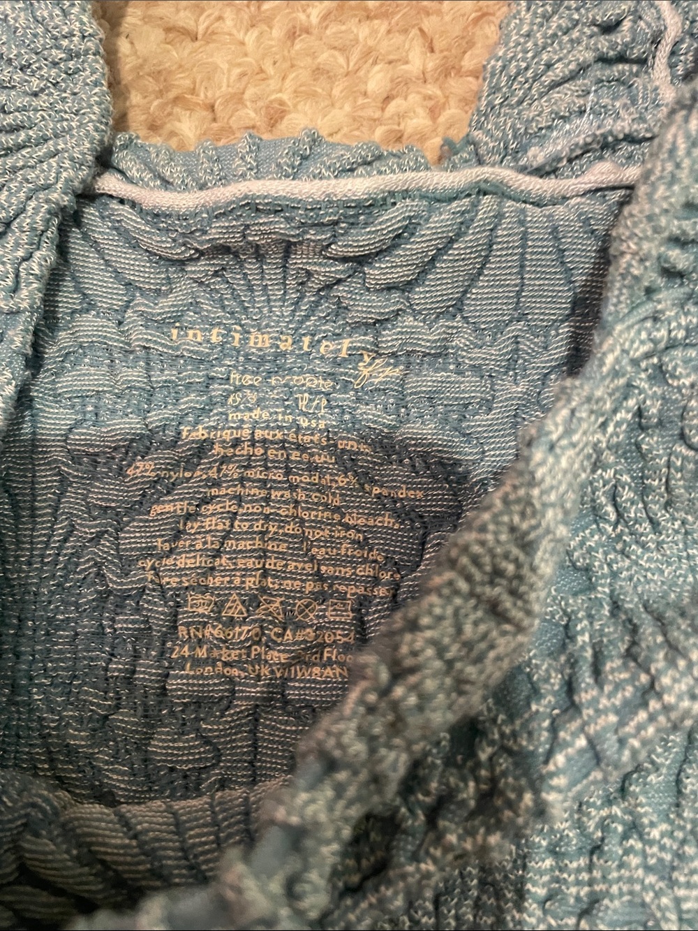 3 Free People Textured Tank Tops in Teal and Coral and cream - Picture 2 of 8